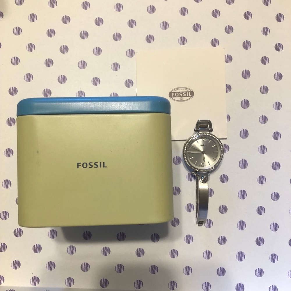 Fossil Ladies Watch with Fossil Tin Box